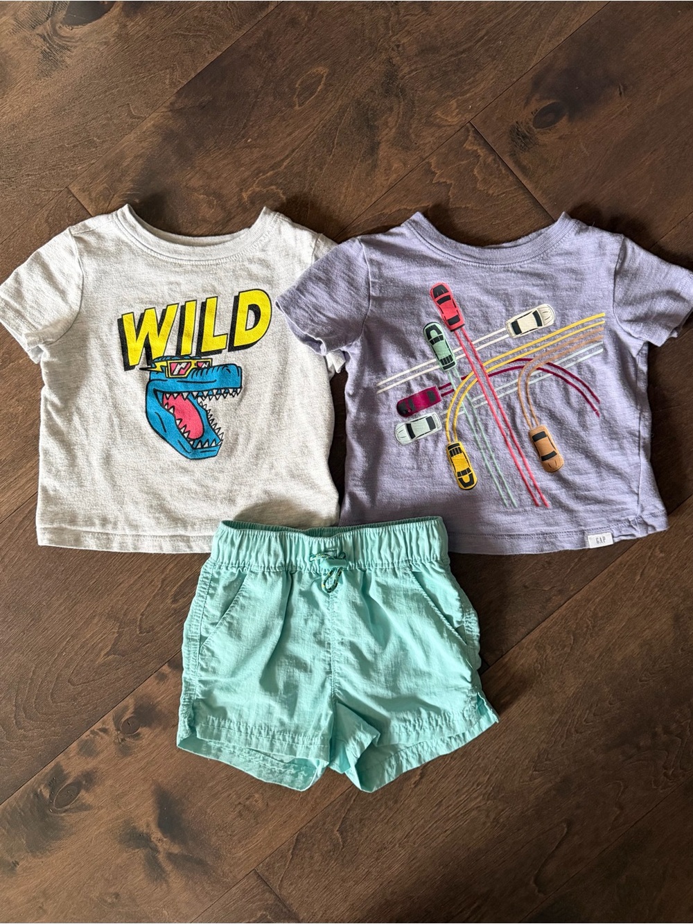 Graphic Tees and Shorts Set